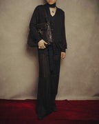 -SPECIAL- “HERMES” 00’s Cashmere cardigan and sleeveless knit twin set