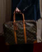 "LOUIS VUITTON" Porto document voyage leather bag