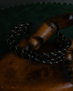 "MAISON MARGIELA" Twisted cord design brass bangle