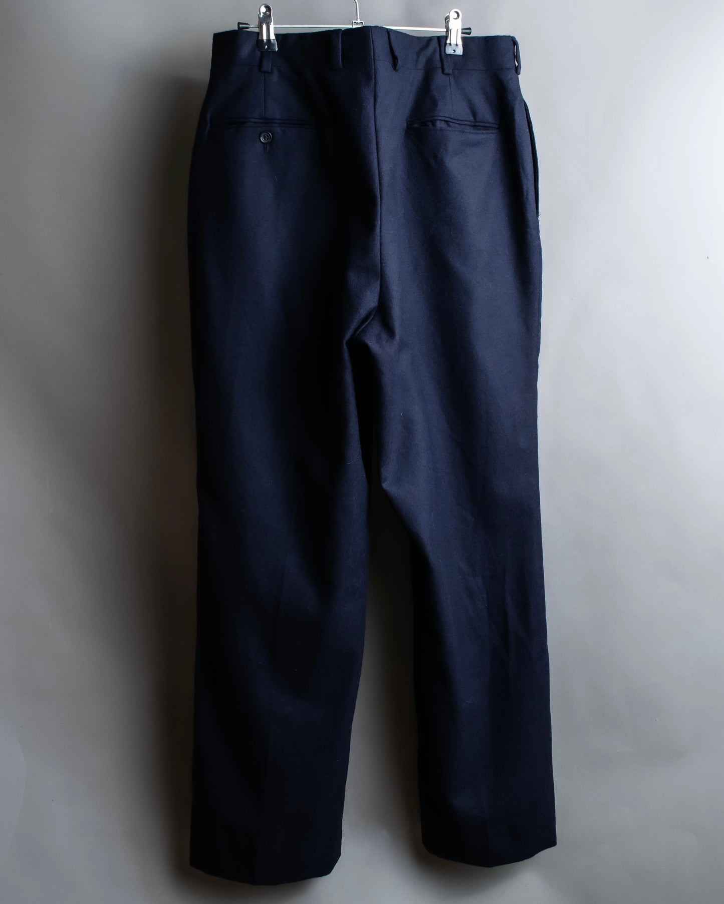 Vintage no tuck wide tapered slacks