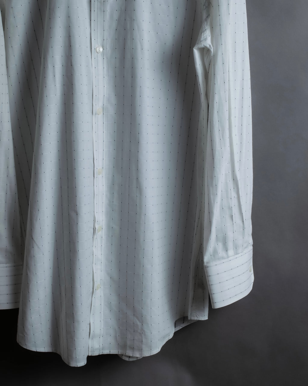 "Dolce & Gabbana" Grid stitch broadcloth shirt