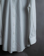 "Dolce & Gabbana" Grid stitch broadcloth shirt