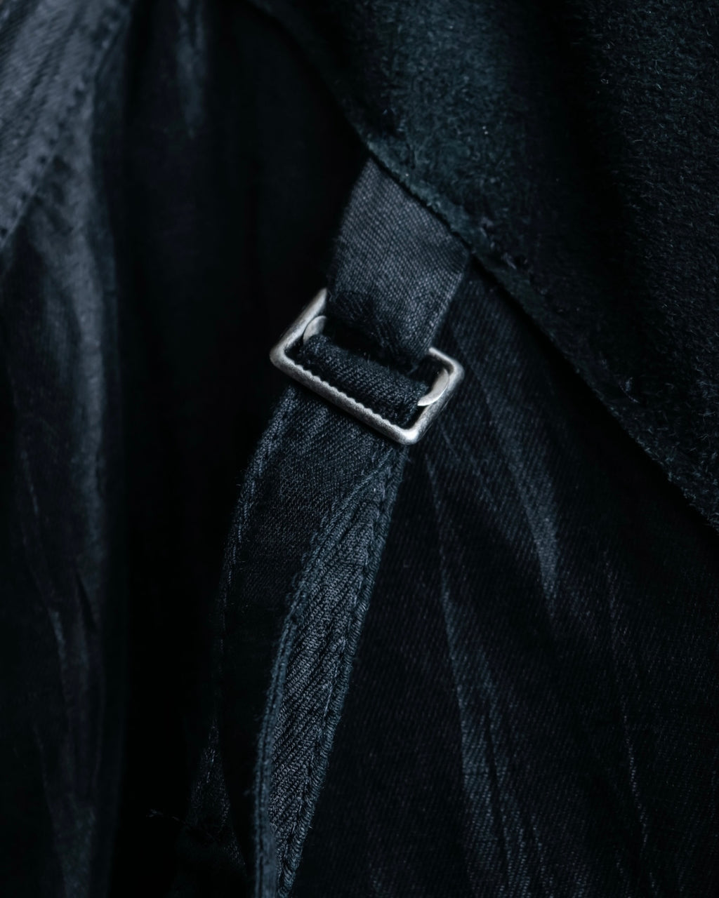 "HELMUT LANG" wrapped leather coat