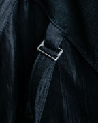 "HELMUT LANG" wrapped leather coat