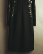 "Bottega Veneta" 90's-00's Sculptural tailored long coat