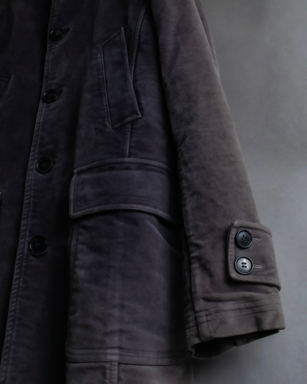 "Dolce & Gabbana" Lightly brushed liner-equipped trench coat