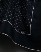 “Christian Dior” 90’s CD monogram silk scarf