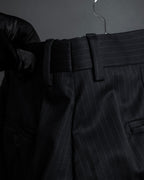 "GUCCI" 90's Elegant suiting pinstripe set up