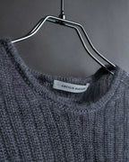 "CECILIE BAHNSEN" Drawcord design Hole detail ribbed knit