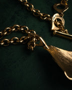 –SPECIAL– “Yves Saint Laurent”
80’s-90’s Sculptural red stone statement necklace