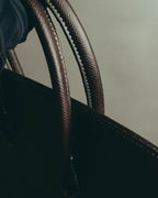 "Yves Saint Laurent" 90's-00's Classic textured leather structured top handle bag
