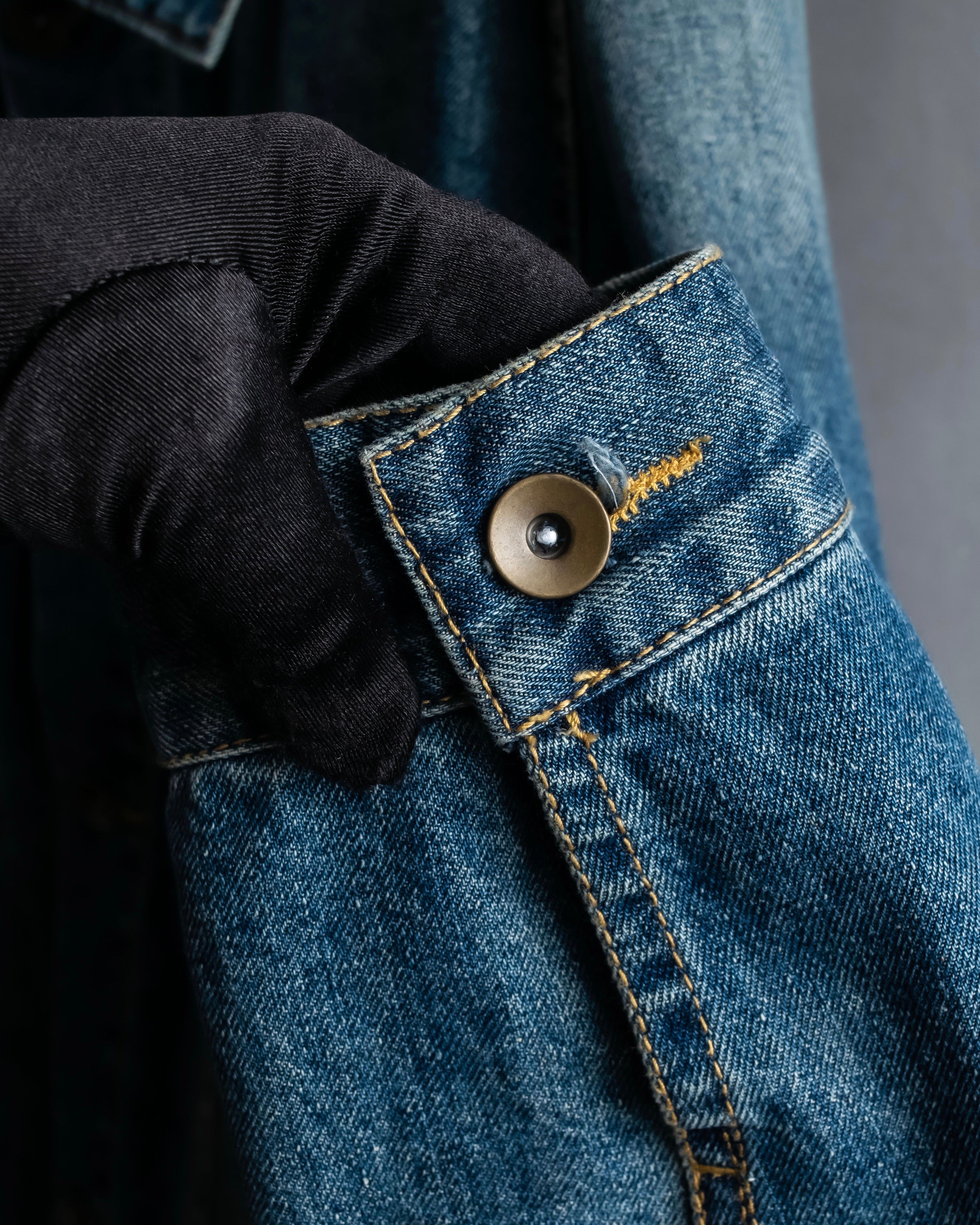 "NUMBER (N)INE" Vintage washed denim jacket