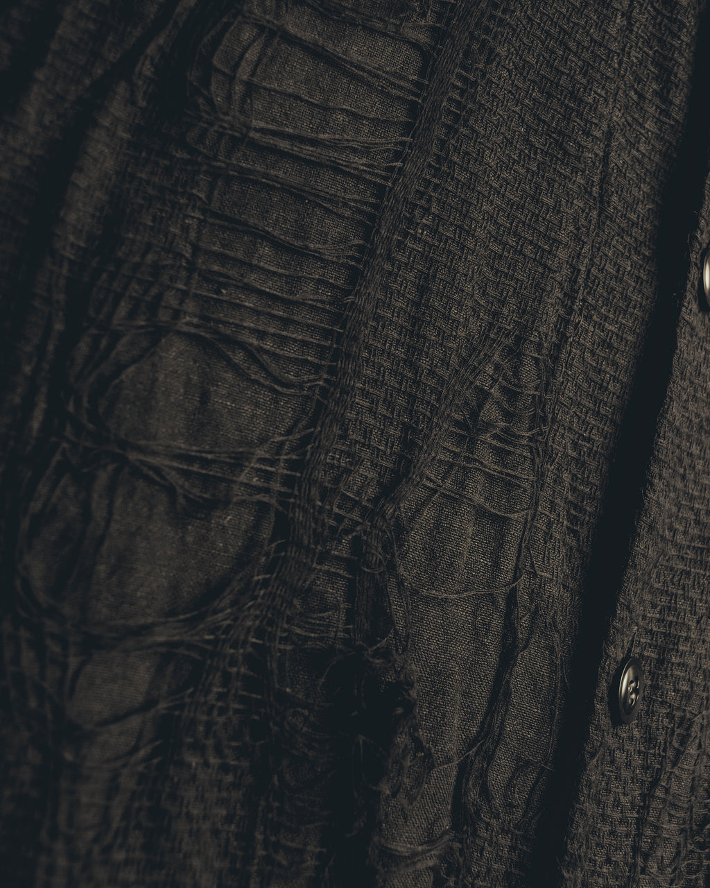 -SPECIAL- "Y's" 21SS Textured sleeveless long vest