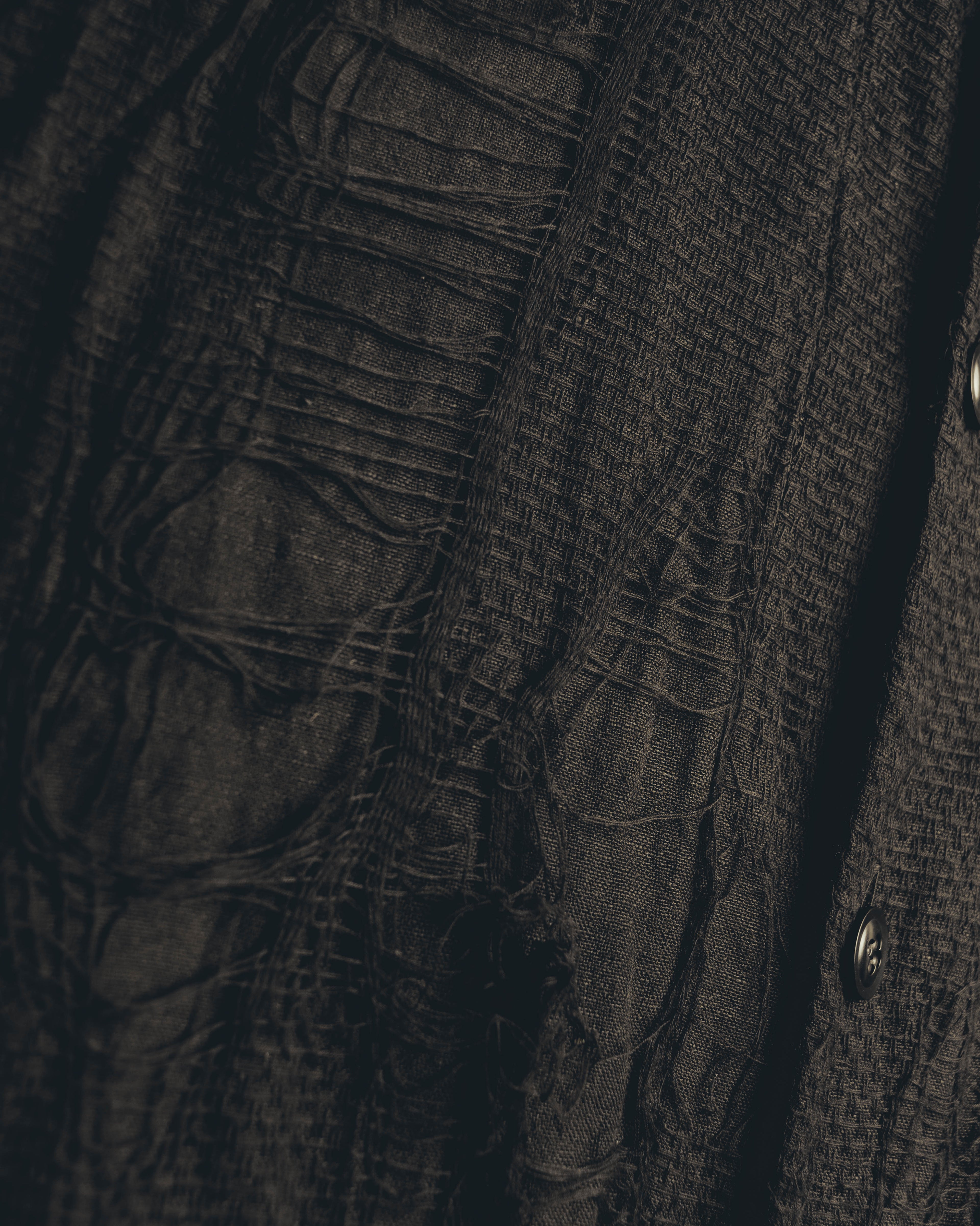 -SPECIAL- "Y's" 21SS Textured sleeveless long vest