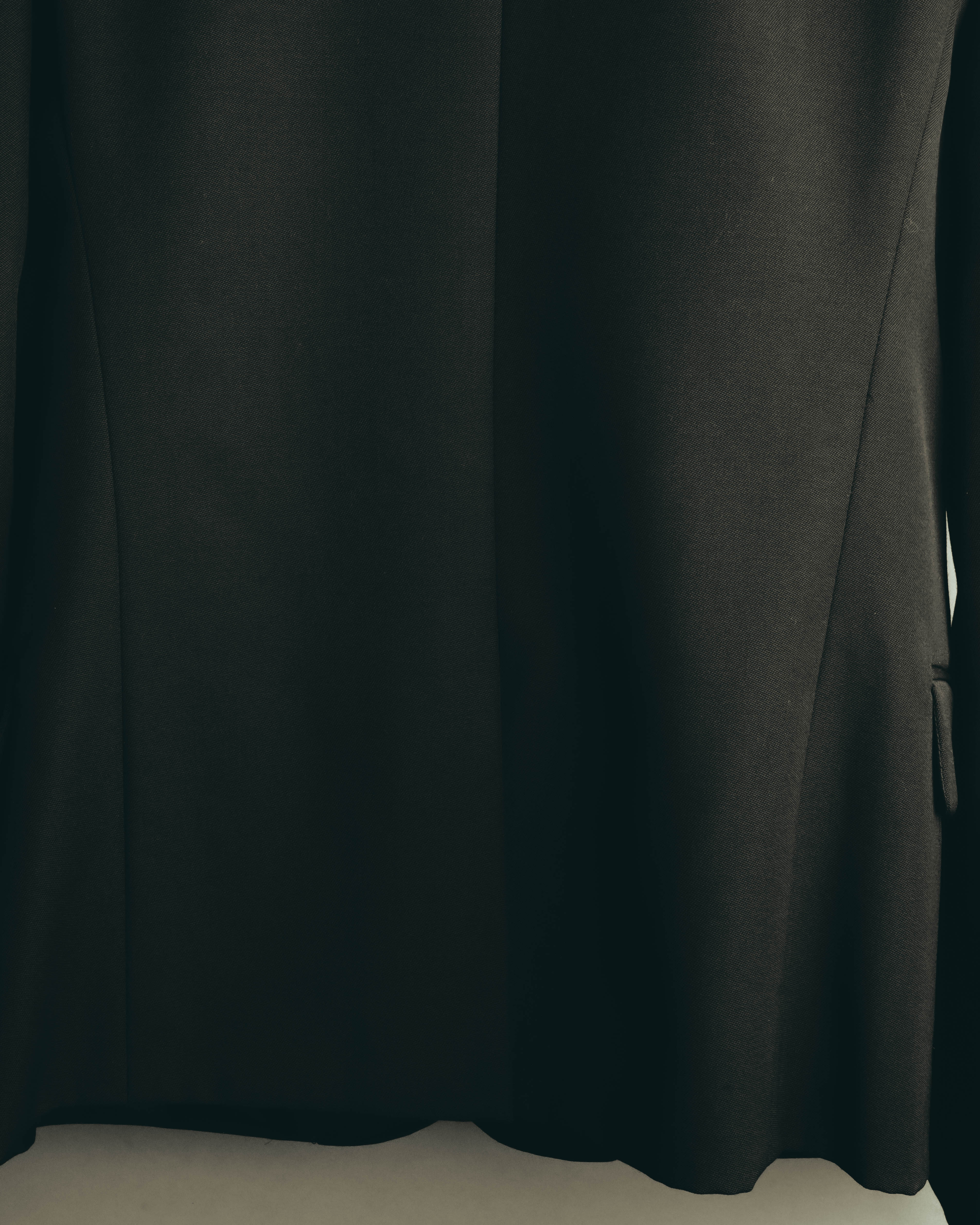 -SPECIAL- “Saint Laurent” 2012-2016 Single-button satin-lapel wool jacket