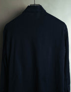 "CÉLINE" 70's-80's Sulky logo embroidered long sleeve shirt