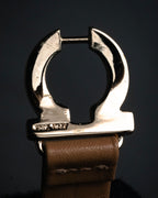 “Salvatore Ferragamo” 2000’s Gancini leather bracelet