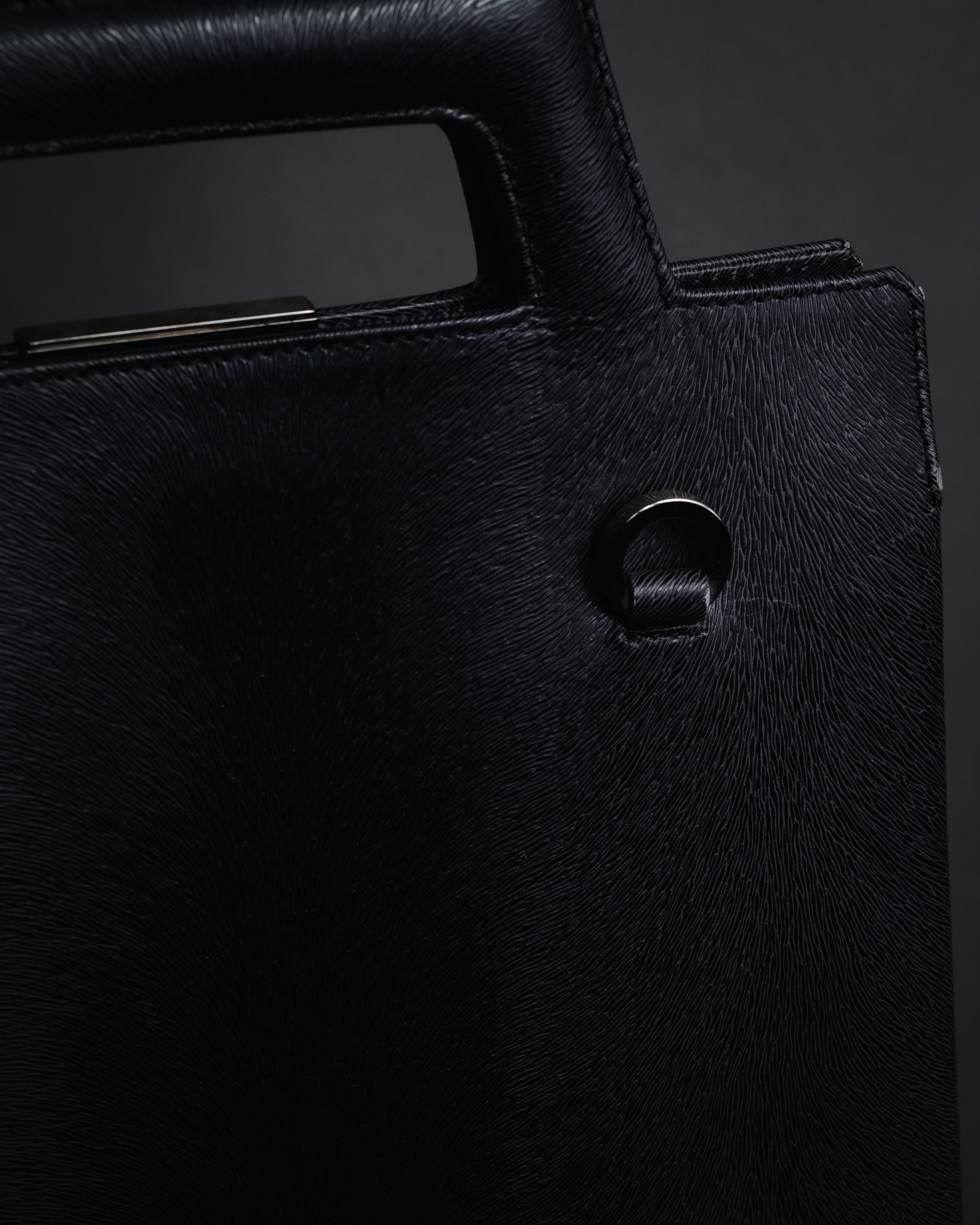 "Salvatore Ferragamo" 90’s structured gancini 2way top handle bag