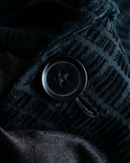 "DOLCE &amp; GABBANA" Checkered velvet tailored jacket