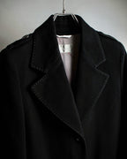 "Max Mara" Stitch design draping chester coat