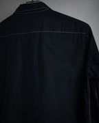 “BOTTEGA VENETA” 2010’s contrast stitch uniform cotton shirt