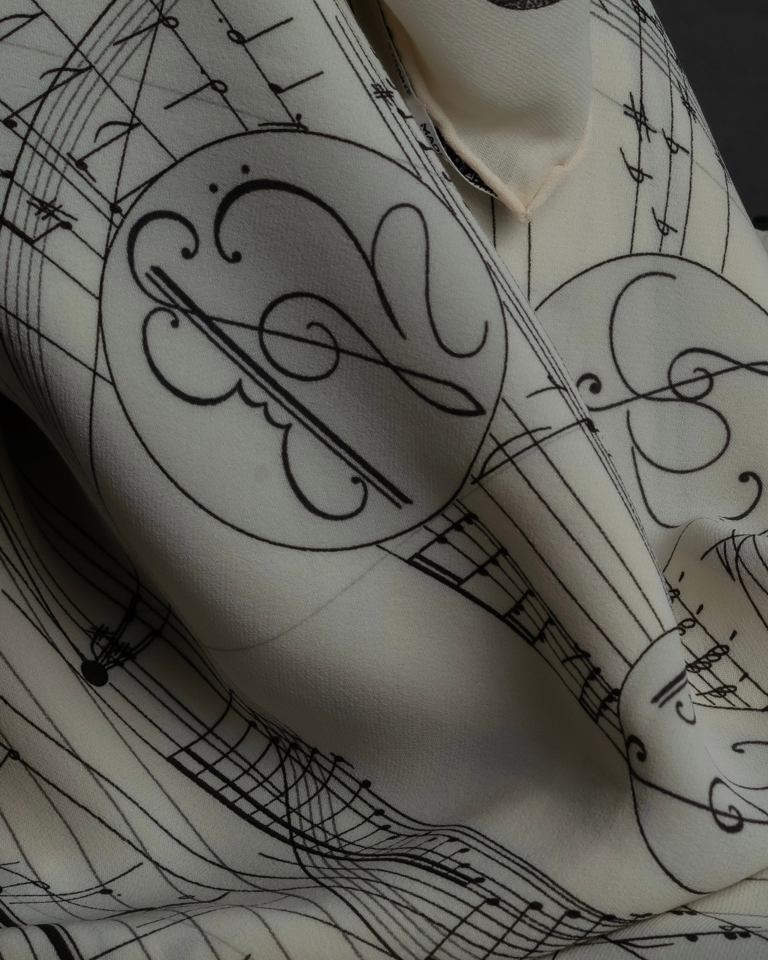 "HERMES" La Musique des Sphères Carre 90 silk scarf