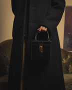 -SPECIAL- “LOEWE” Late 80’s-90’s Structured box vanity top handle bag