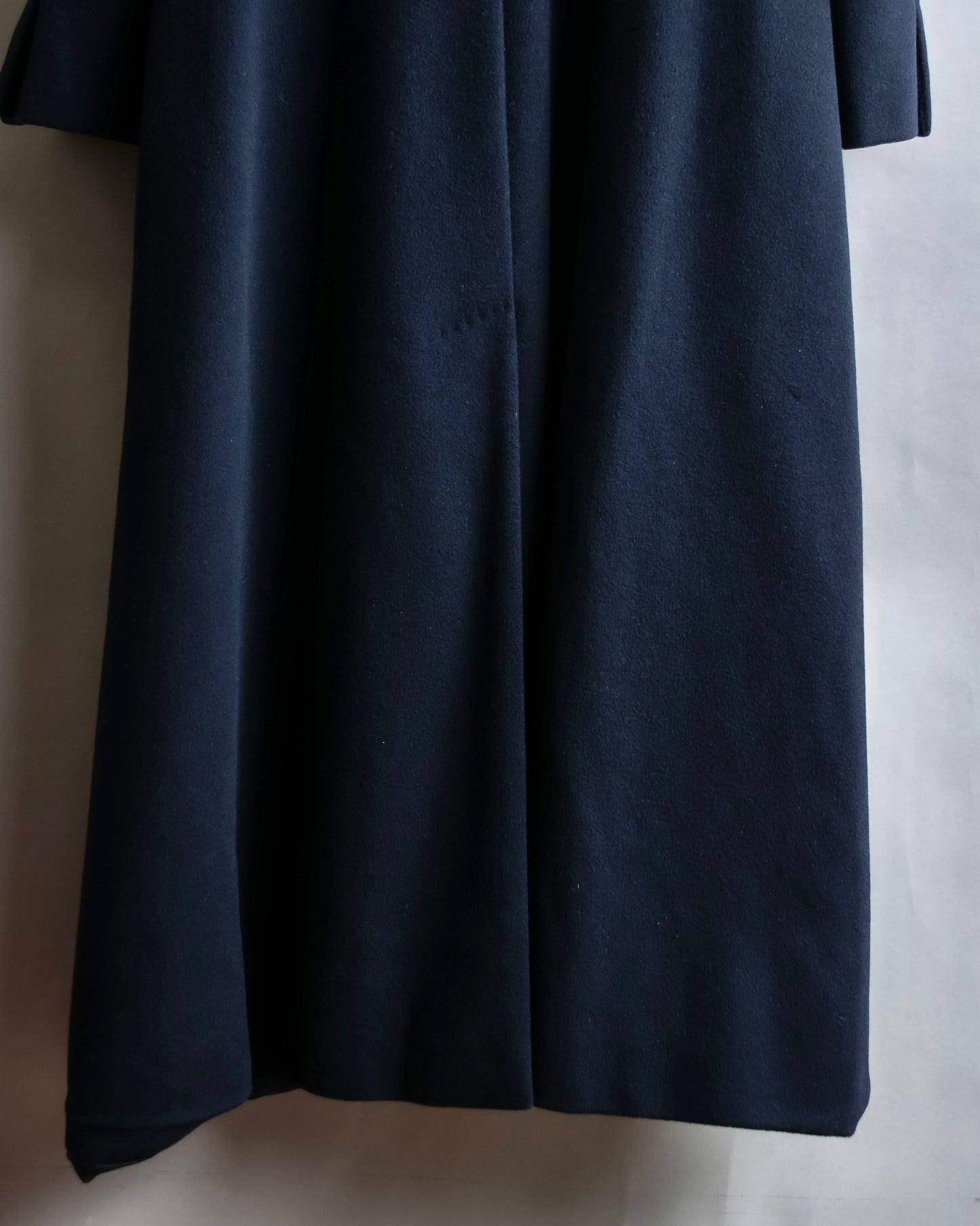 "Max Mara" Front pocket detail maxi length cashmere mix maxi length coat