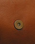 -SPECIAL- “Christian Dior” 2006-2007 Gaucho saddle leather two-way satchel
