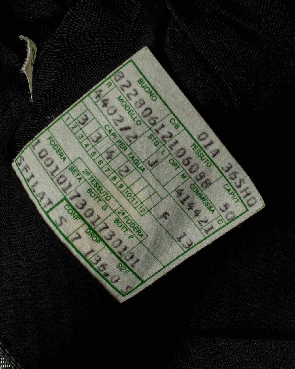 "GIORGIO ARMANI" LE COLLEZIONI line classical tailoring set up