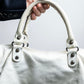 "BALENCIAGA" Ivory color city series hand bag