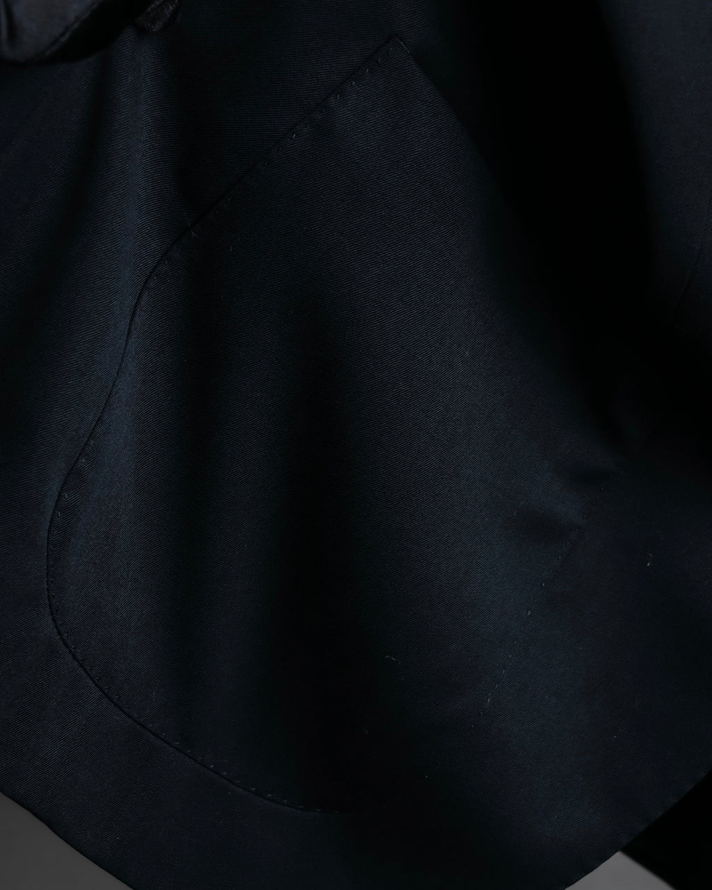 "Chloe" Oversized wool matte black set up