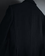 "PRADA" 90’s-00’s Minimal double-breasted wool jacket