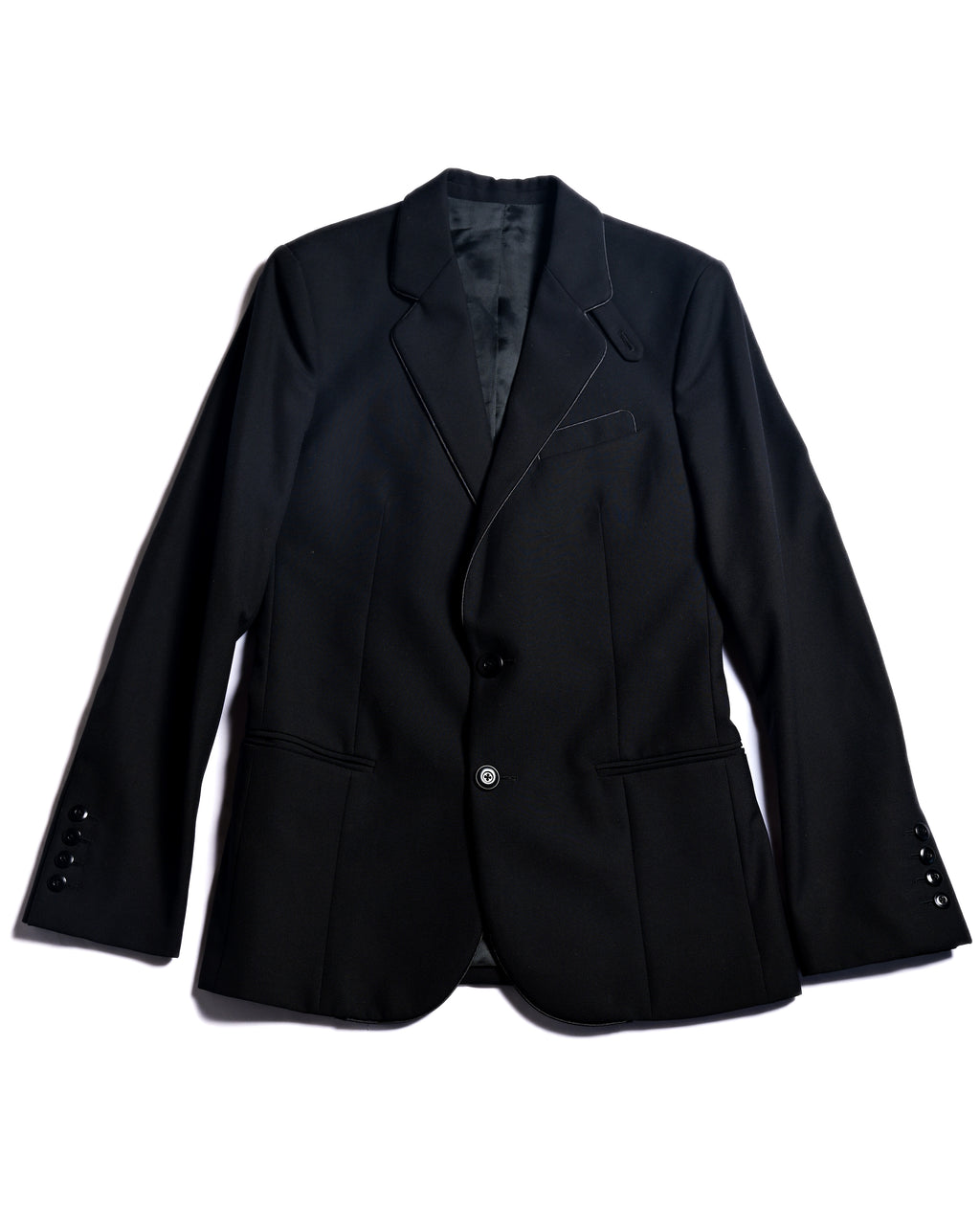 BALENCIAGA/ Chin Strap Detailed 2B Single Breasted Tailored Jacket
