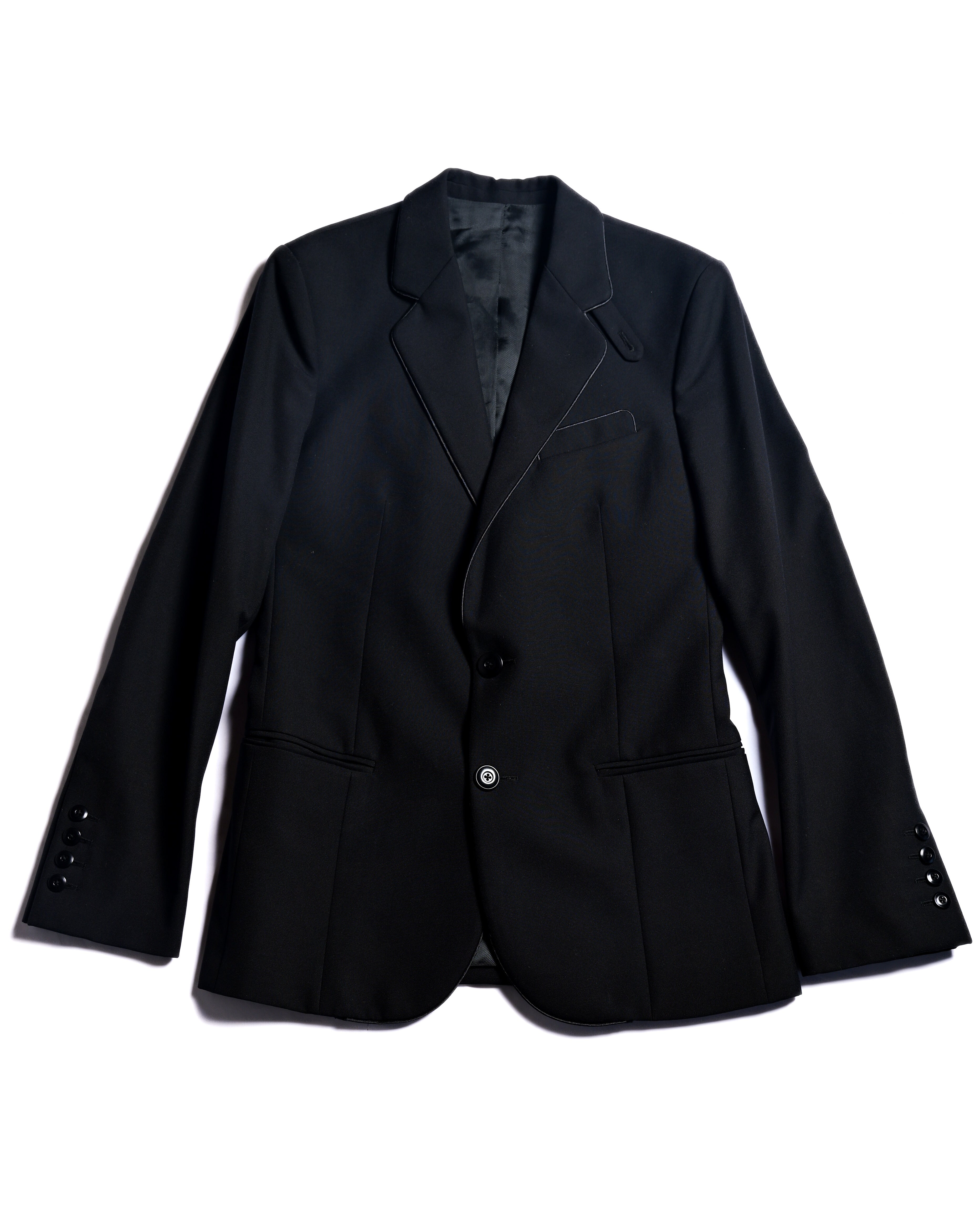 BALENCIAGA/ Chin Strap Detailed 2B Single Breasted Tailored Jacket