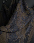 "BALENCIAGA" Large size lame jacquard weave stole