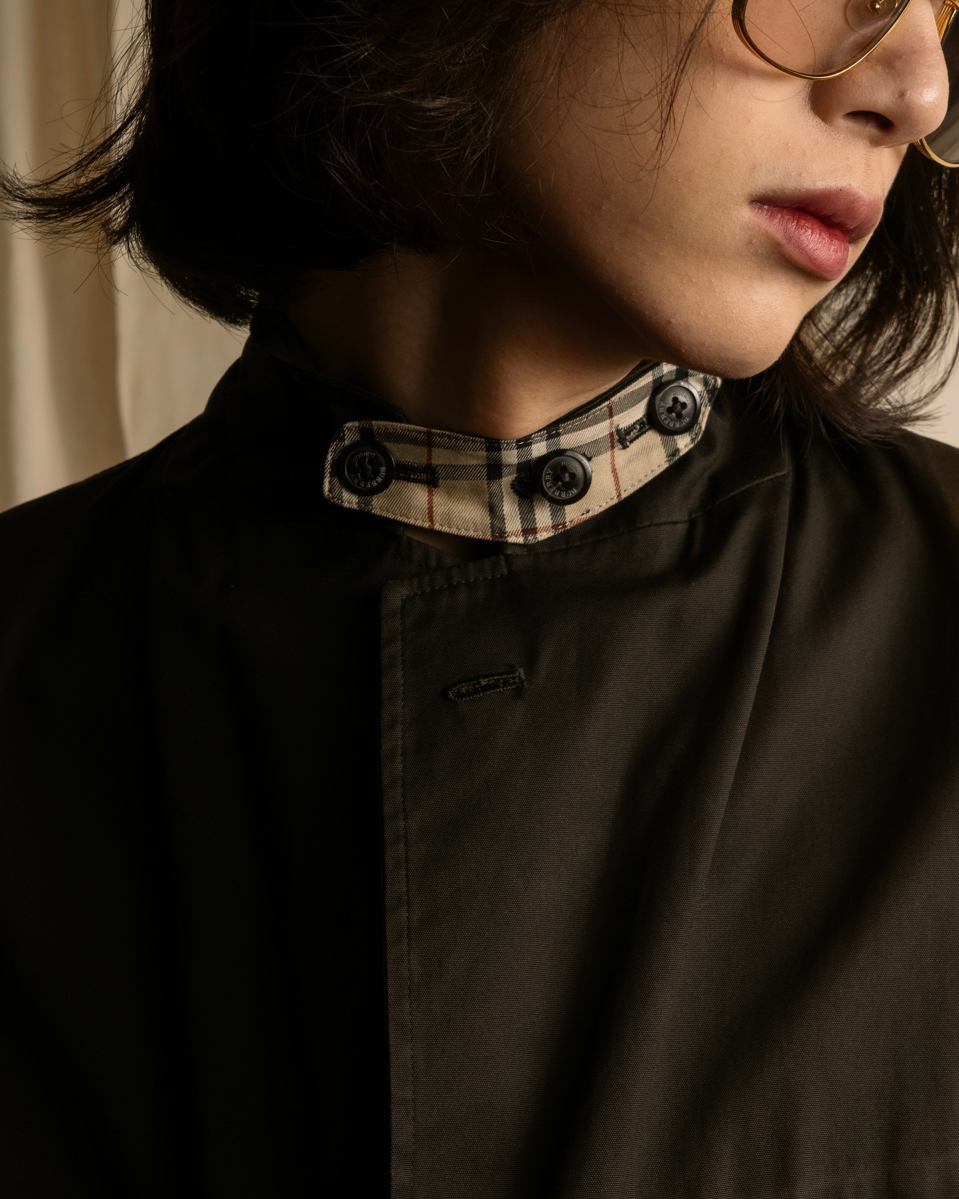 "BURBERRY" Cotton faded tailored jacket