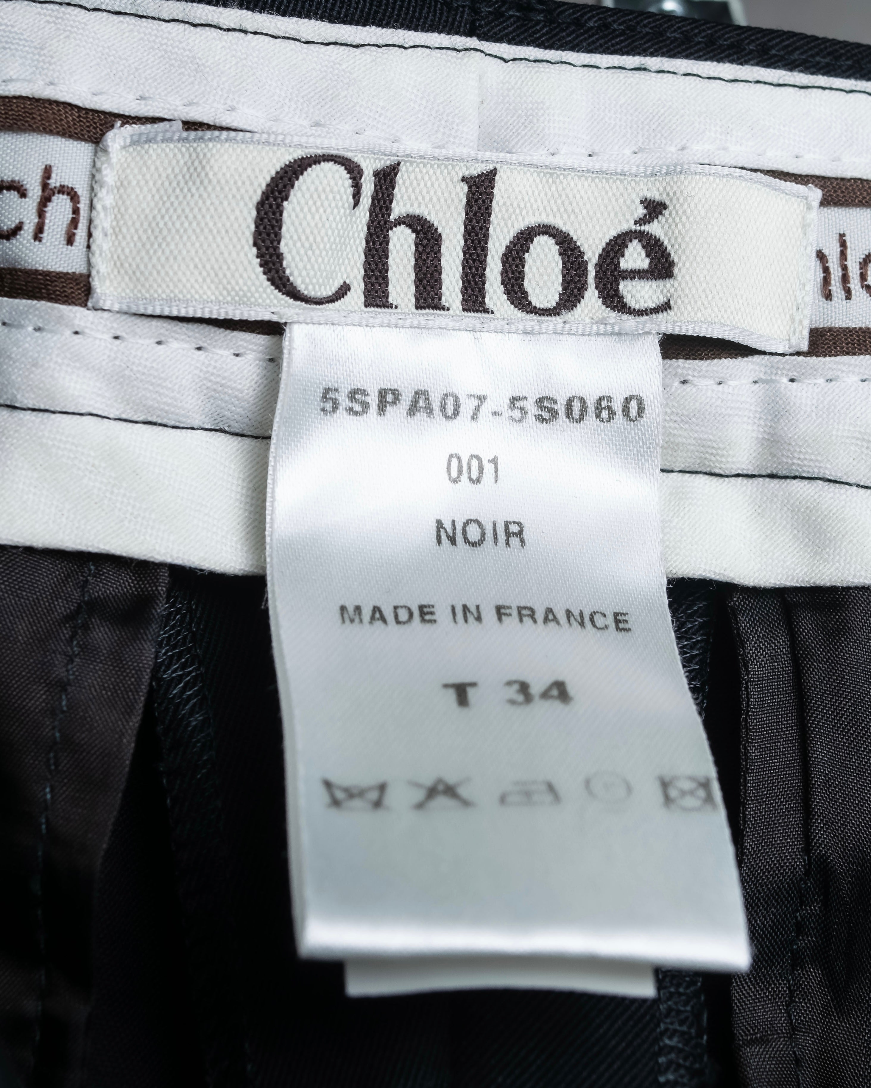 "Chloe" Oversized wool matte black set up