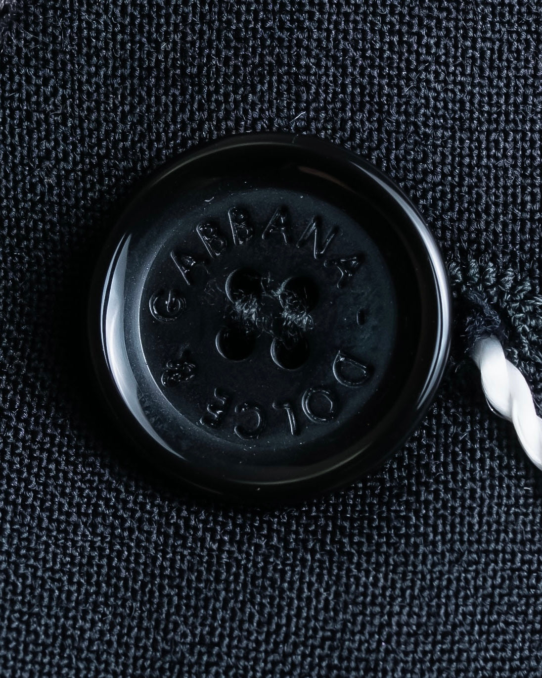 "DOLCE &amp; GABBANA" Waist shape wool soutien collar jacket