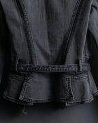 "STELLA McCARTNEY" Multi detail belted denim jacket