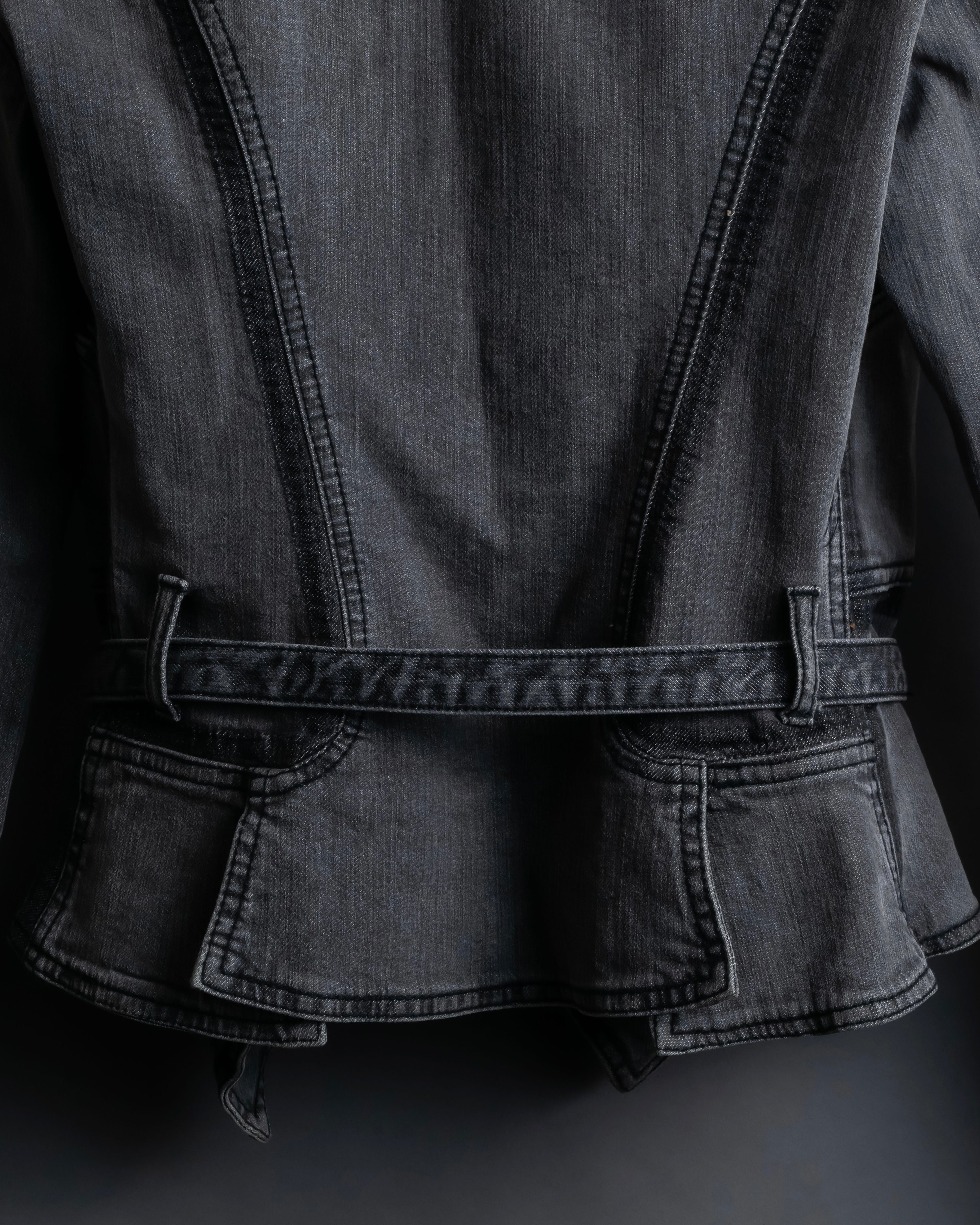 "STELLA McCARTNEY" Multi detail belted denim jacket