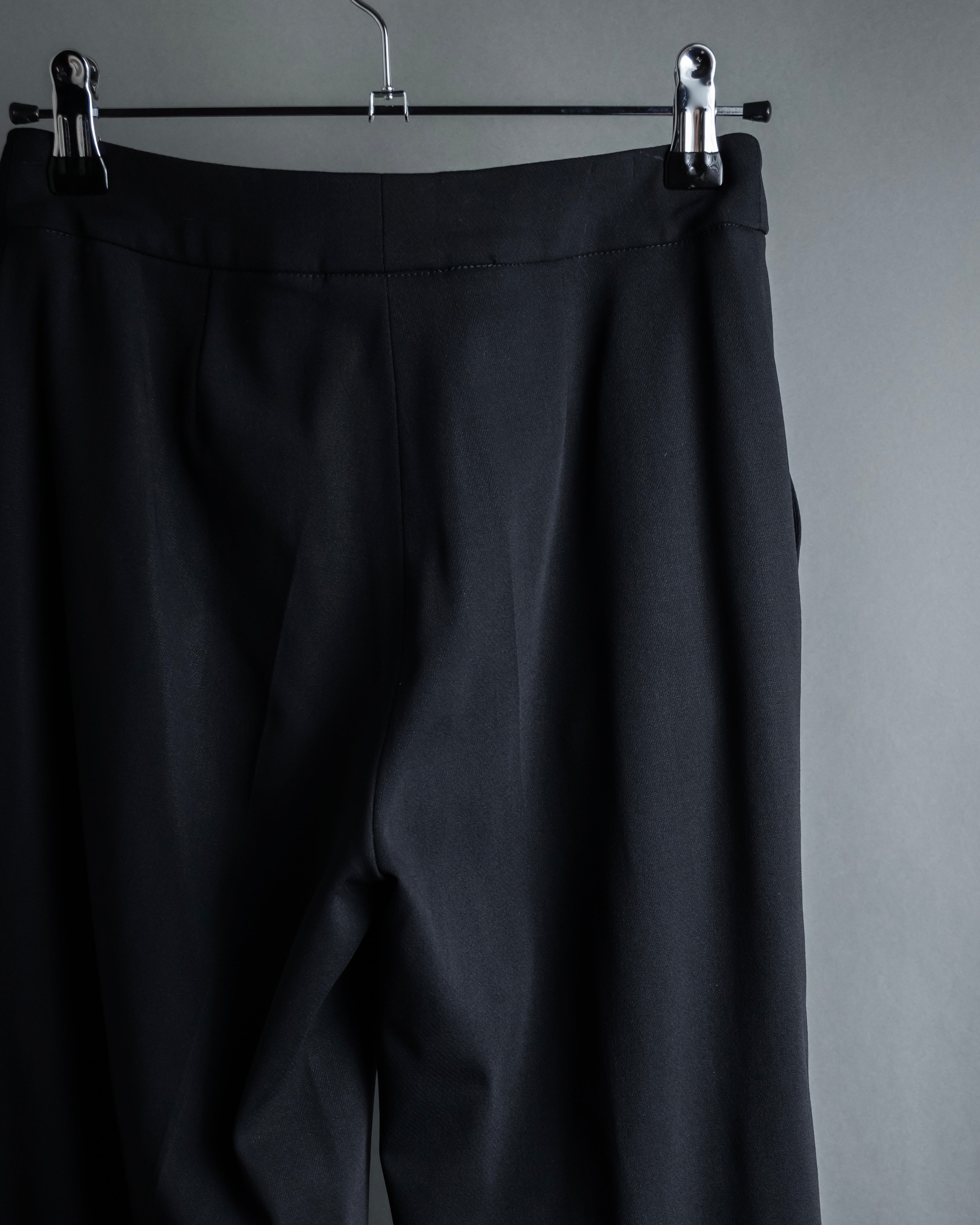 "Christian Dior Boutique Paris" Beautiful waistline wide silhouette Slacks