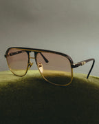 "BALENCIAGA" 80's-90's Oversized aviator sunglasses
