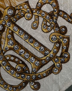 “Christian Dior” 80’s-90’s jewel motif cotton scarf