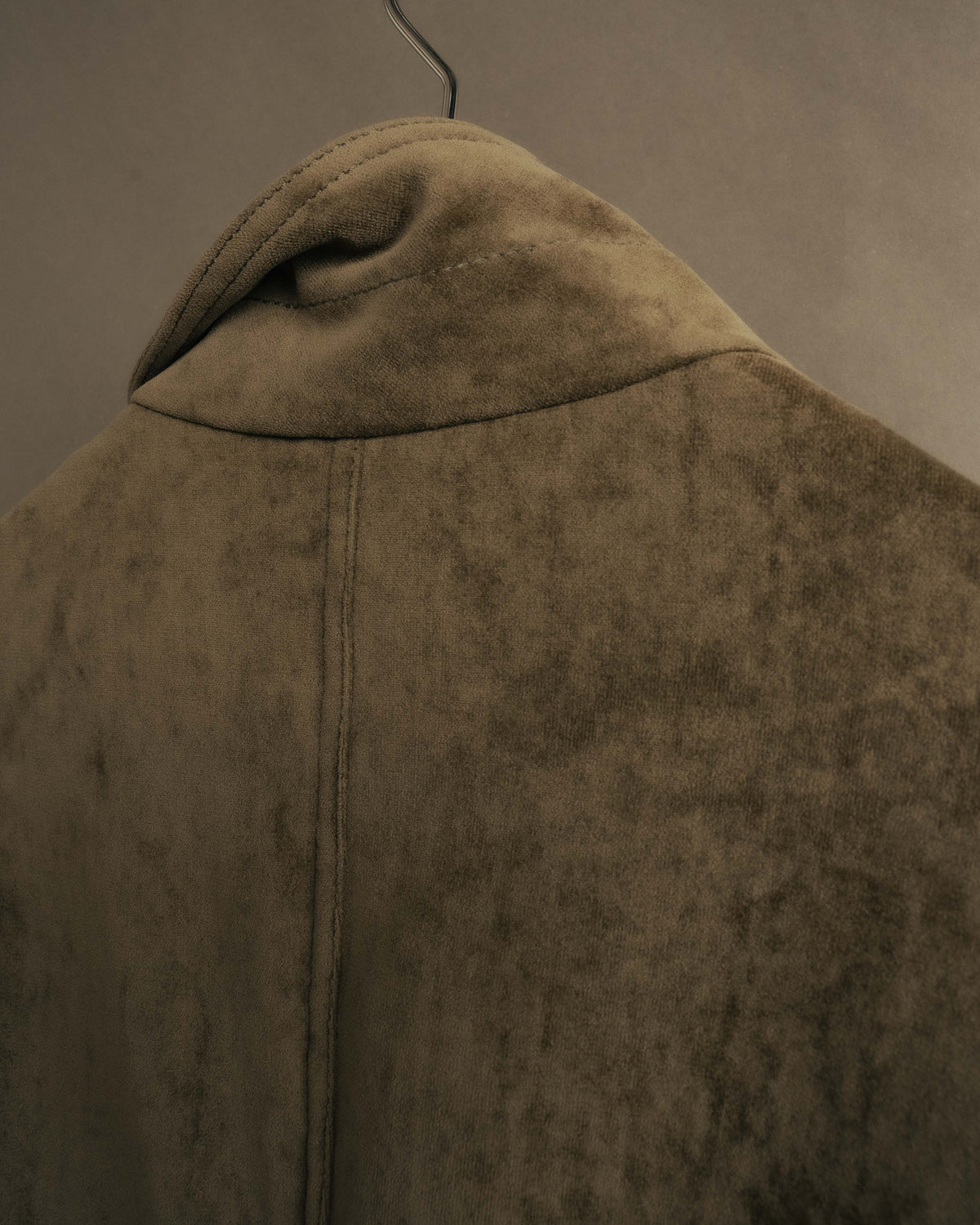 “GIORGIO ARMANI” 90’s-00’s Suede-effect multi-pocket tailored field jacket
