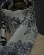 -MOOD Christmas Collection-
"Dior" Maria Grazia Chiuri Toile de Jouy motif silk scarf