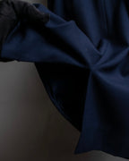 "BALENCIAGA" Gold button design navy color dress