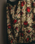 "Christian Dior" 80's-90's Floral paisley patterned large scarf