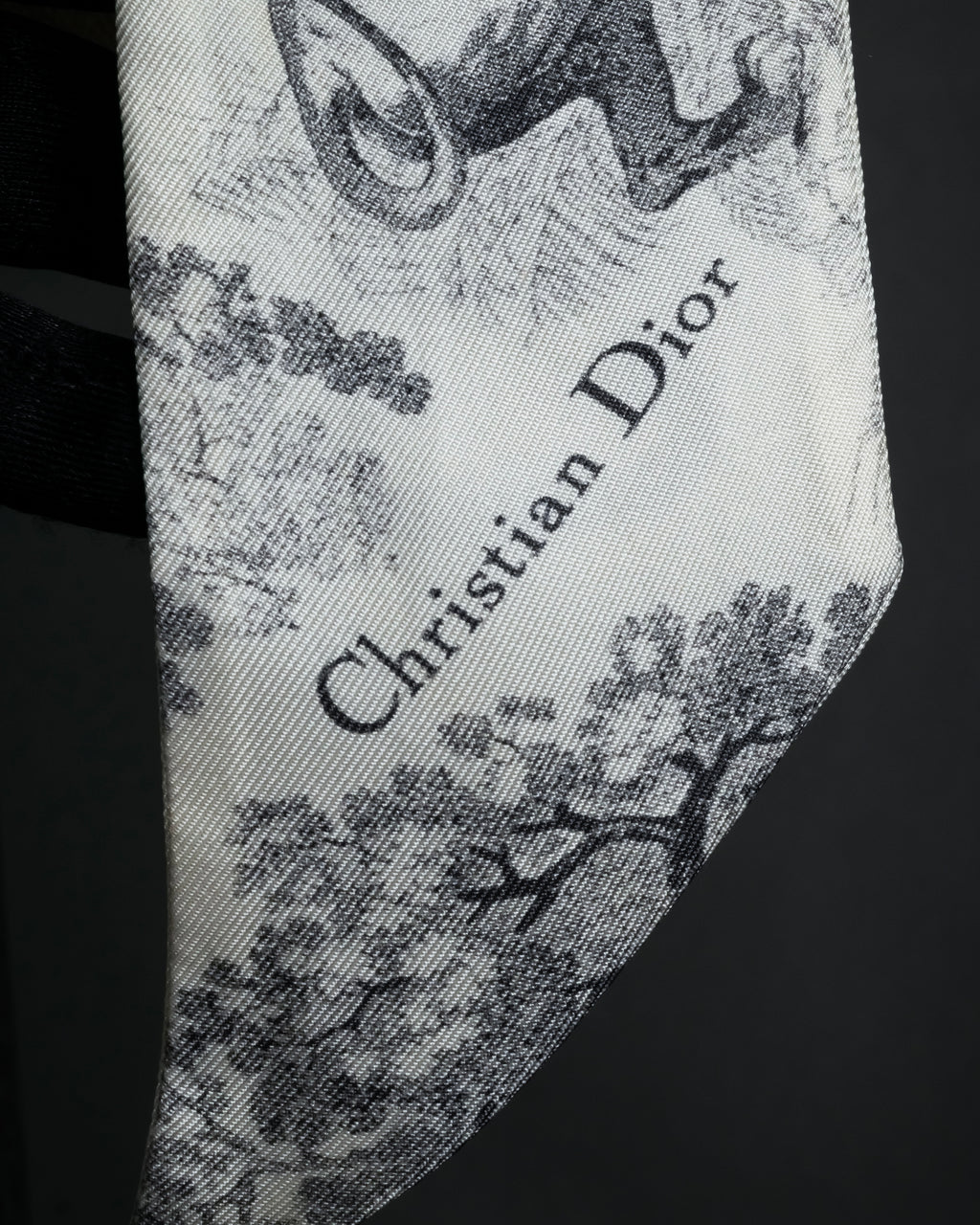 -MOOD Christmas Collection-
"Dior" Maria Grazia Chiuri Toile de Jouy motif silk scarf