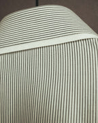 -SPECIAL- "Dior" 00's-10's Fine pinstripe concealed placket dress shirt